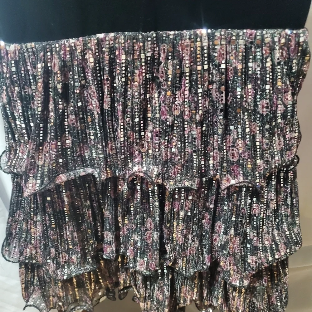 by & by Black and Pink Kids Formal Dress